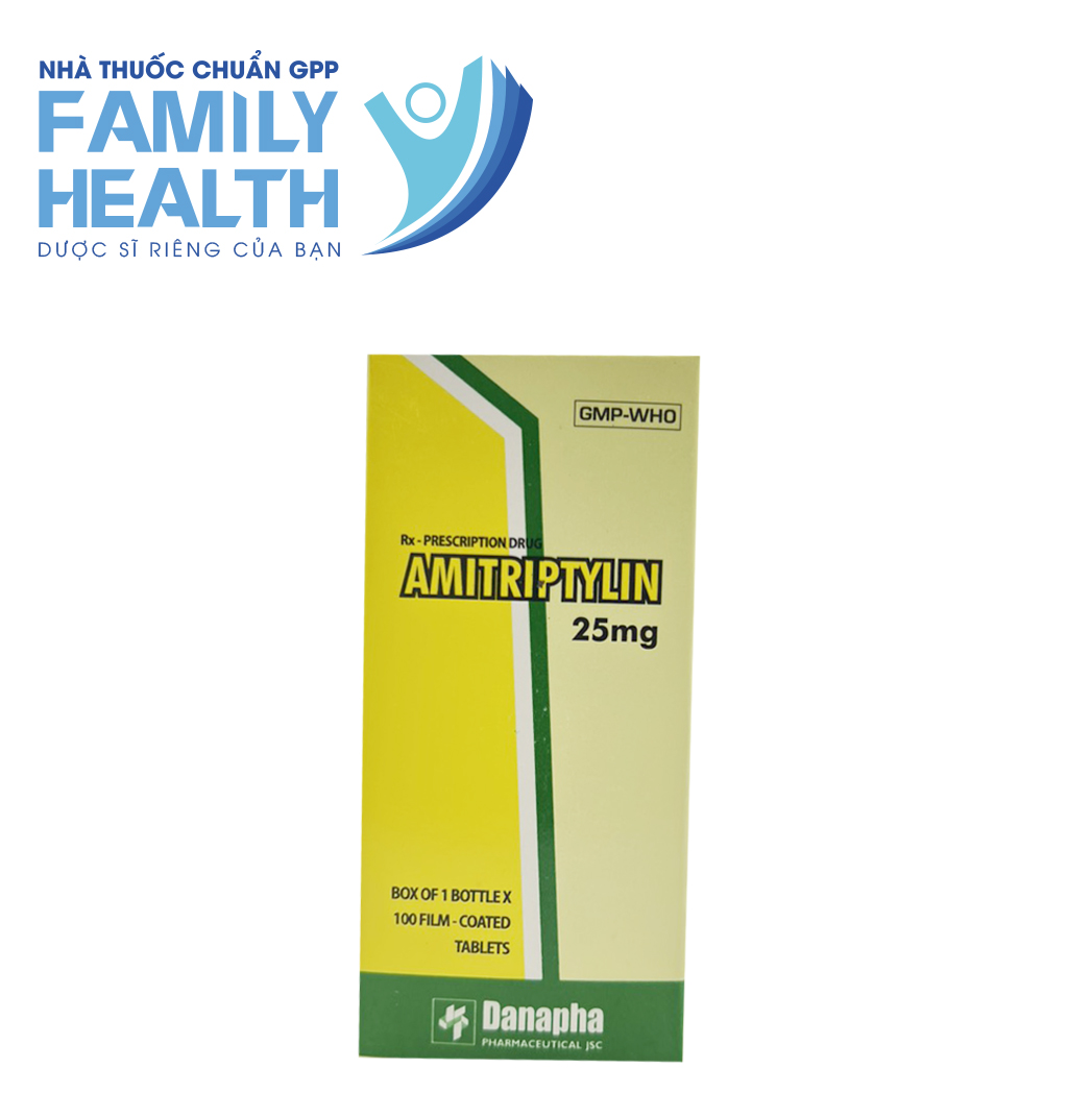 Thuốc Amitriptyline 25 mg