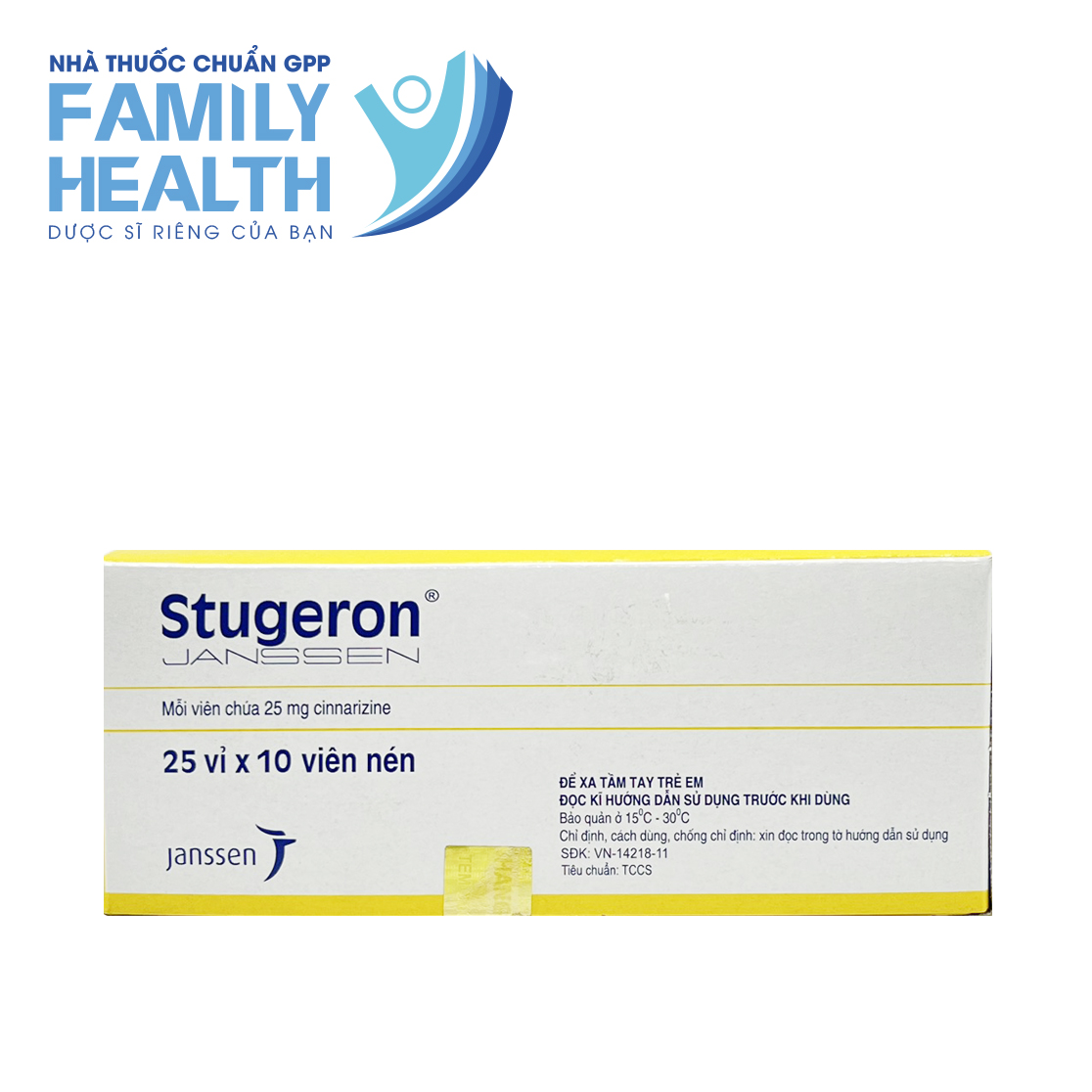 Thuốc Stugeron 25 mg