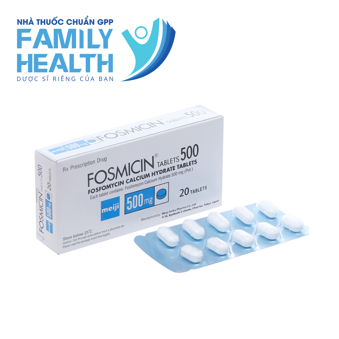 Thuốc FOSMICIN 500 mg