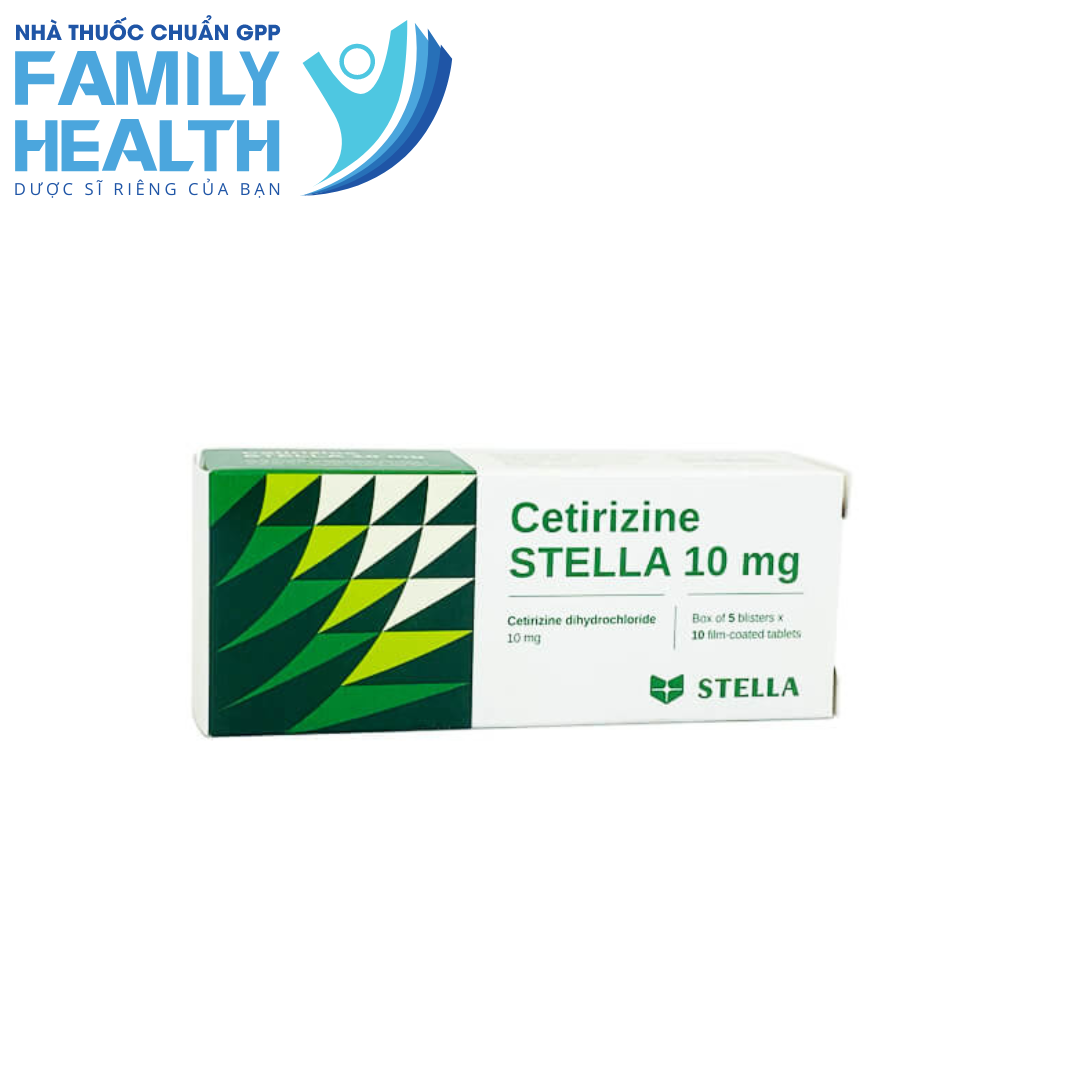 Thuốc Cetirizine Stella 10mg